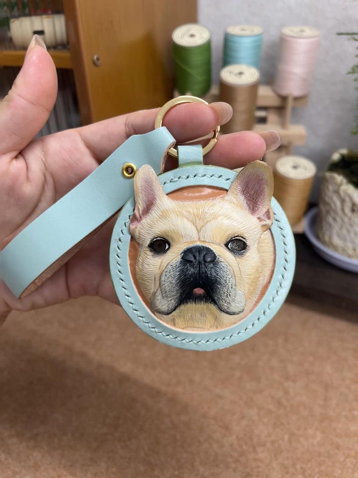 Custom 3D Pet Figurine Keychain